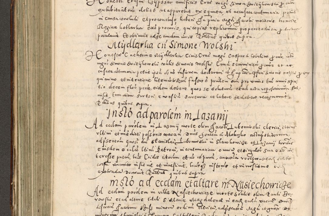 Zdjęcie nr 341 dla obiektu archiwalnego: Acta actorum causarum tam diffinitivarum quam interloquutoriarum sententiarum decretorum obligationum quietatorum constuorum pro reverendum coram Reverendo Domino Alberto Nininski Custode Sandecensis Canonico et Archipresbitero Viccarioque in Spiritualibus ac Officiali Generali Cracoviensis ad Annum Domini Millesimum Qumgentesimum Septuagentesimum Nonum cuius Judictio septima Pontificat SS. nostri Domini Gregory pp. tredecimi Anno septimo inchoantur faliciter