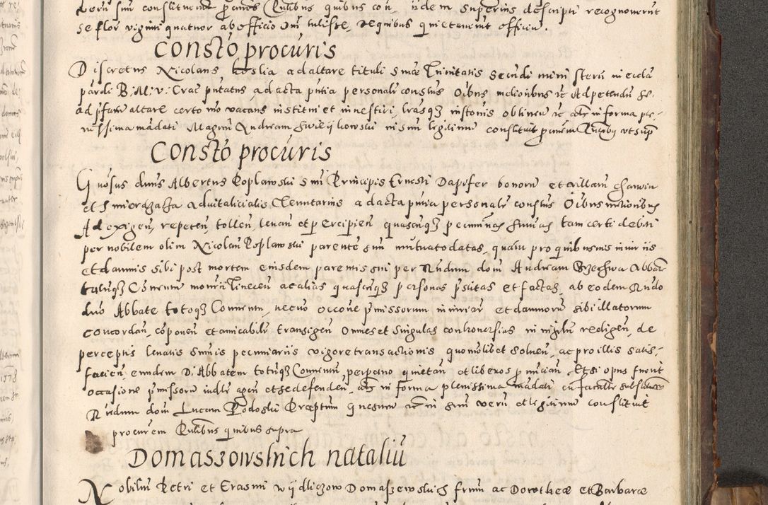 Zdjęcie nr 340 dla obiektu archiwalnego: Acta actorum causarum tam diffinitivarum quam interloquutoriarum sententiarum decretorum obligationum quietatorum constuorum pro reverendum coram Reverendo Domino Alberto Nininski Custode Sandecensis Canonico et Archipresbitero Viccarioque in Spiritualibus ac Officiali Generali Cracoviensis ad Annum Domini Millesimum Qumgentesimum Septuagentesimum Nonum cuius Judictio septima Pontificat SS. nostri Domini Gregory pp. tredecimi Anno septimo inchoantur faliciter
