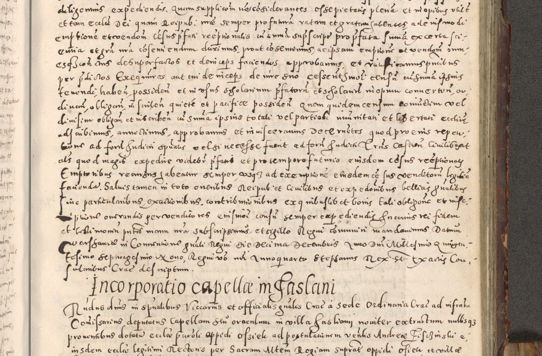 Zdjęcie nr 334 dla obiektu archiwalnego: Acta actorum causarum tam diffinitivarum quam interloquutoriarum sententiarum decretorum obligationum quietatorum constuorum pro reverendum coram Reverendo Domino Alberto Nininski Custode Sandecensis Canonico et Archipresbitero Viccarioque in Spiritualibus ac Officiali Generali Cracoviensis ad Annum Domini Millesimum Qumgentesimum Septuagentesimum Nonum cuius Judictio septima Pontificat SS. nostri Domini Gregory pp. tredecimi Anno septimo inchoantur faliciter