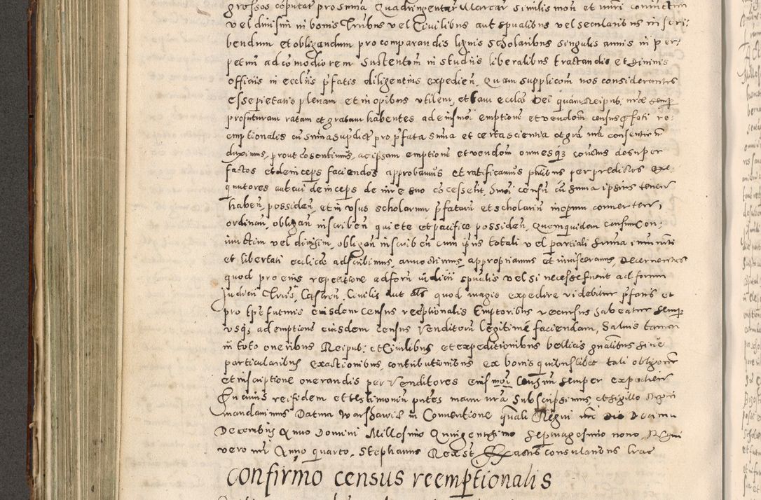 Zdjęcie nr 331 dla obiektu archiwalnego: Acta actorum causarum tam diffinitivarum quam interloquutoriarum sententiarum decretorum obligationum quietatorum constuorum pro reverendum coram Reverendo Domino Alberto Nininski Custode Sandecensis Canonico et Archipresbitero Viccarioque in Spiritualibus ac Officiali Generali Cracoviensis ad Annum Domini Millesimum Qumgentesimum Septuagentesimum Nonum cuius Judictio septima Pontificat SS. nostri Domini Gregory pp. tredecimi Anno septimo inchoantur faliciter
