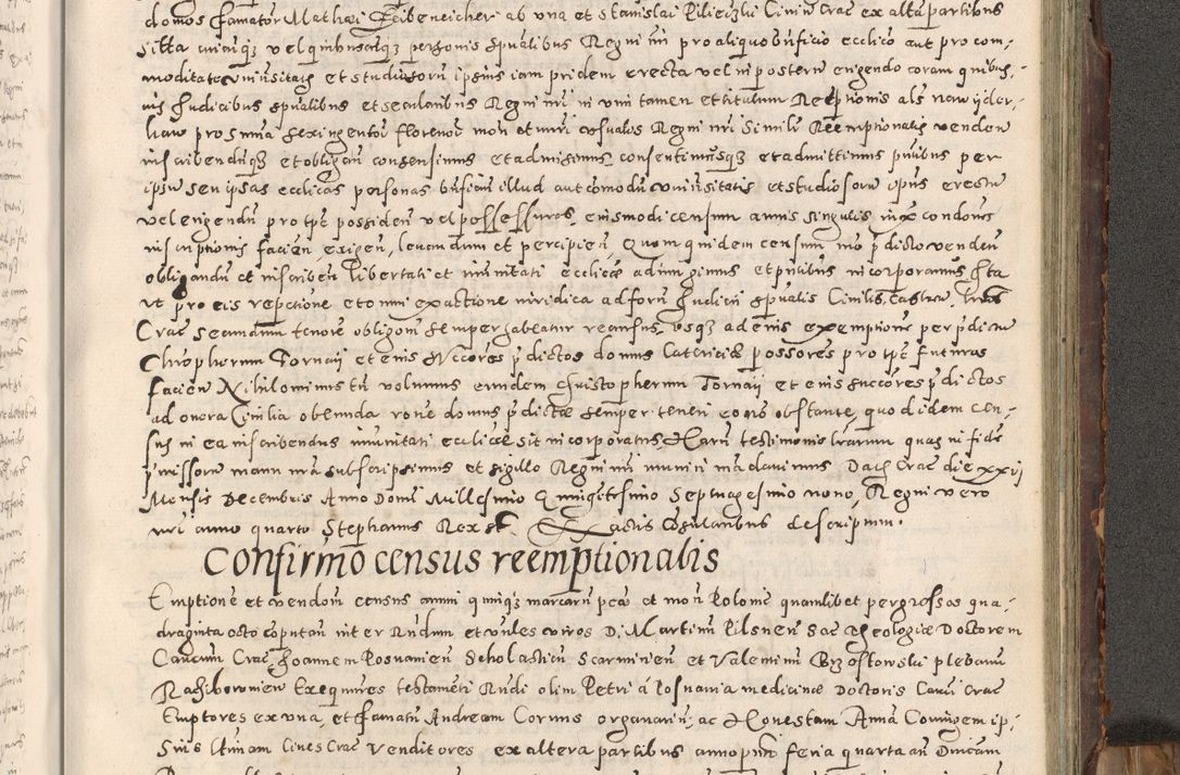 Zdjęcie nr 328 dla obiektu archiwalnego: Acta actorum causarum tam diffinitivarum quam interloquutoriarum sententiarum decretorum obligationum quietatorum constuorum pro reverendum coram Reverendo Domino Alberto Nininski Custode Sandecensis Canonico et Archipresbitero Viccarioque in Spiritualibus ac Officiali Generali Cracoviensis ad Annum Domini Millesimum Qumgentesimum Septuagentesimum Nonum cuius Judictio septima Pontificat SS. nostri Domini Gregory pp. tredecimi Anno septimo inchoantur faliciter