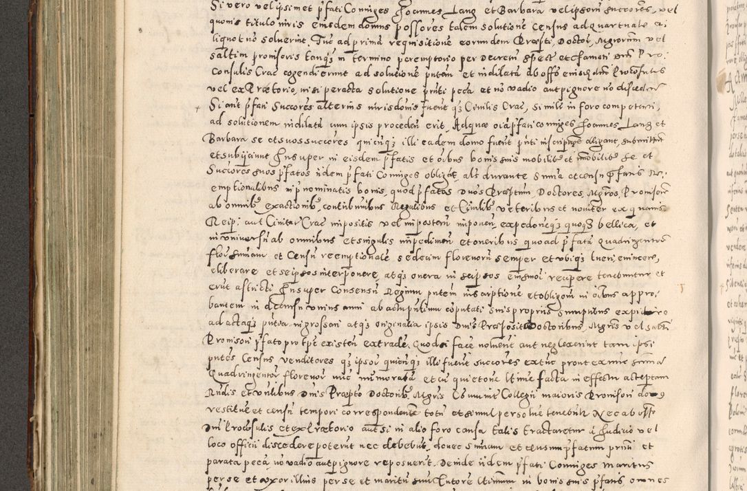 Zdjęcie nr 325 dla obiektu archiwalnego: Acta actorum causarum tam diffinitivarum quam interloquutoriarum sententiarum decretorum obligationum quietatorum constuorum pro reverendum coram Reverendo Domino Alberto Nininski Custode Sandecensis Canonico et Archipresbitero Viccarioque in Spiritualibus ac Officiali Generali Cracoviensis ad Annum Domini Millesimum Qumgentesimum Septuagentesimum Nonum cuius Judictio septima Pontificat SS. nostri Domini Gregory pp. tredecimi Anno septimo inchoantur faliciter
