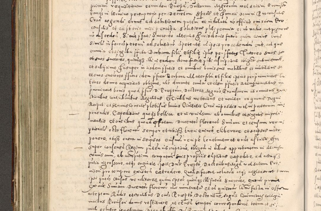 Zdjęcie nr 323 dla obiektu archiwalnego: Acta actorum causarum tam diffinitivarum quam interloquutoriarum sententiarum decretorum obligationum quietatorum constuorum pro reverendum coram Reverendo Domino Alberto Nininski Custode Sandecensis Canonico et Archipresbitero Viccarioque in Spiritualibus ac Officiali Generali Cracoviensis ad Annum Domini Millesimum Qumgentesimum Septuagentesimum Nonum cuius Judictio septima Pontificat SS. nostri Domini Gregory pp. tredecimi Anno septimo inchoantur faliciter