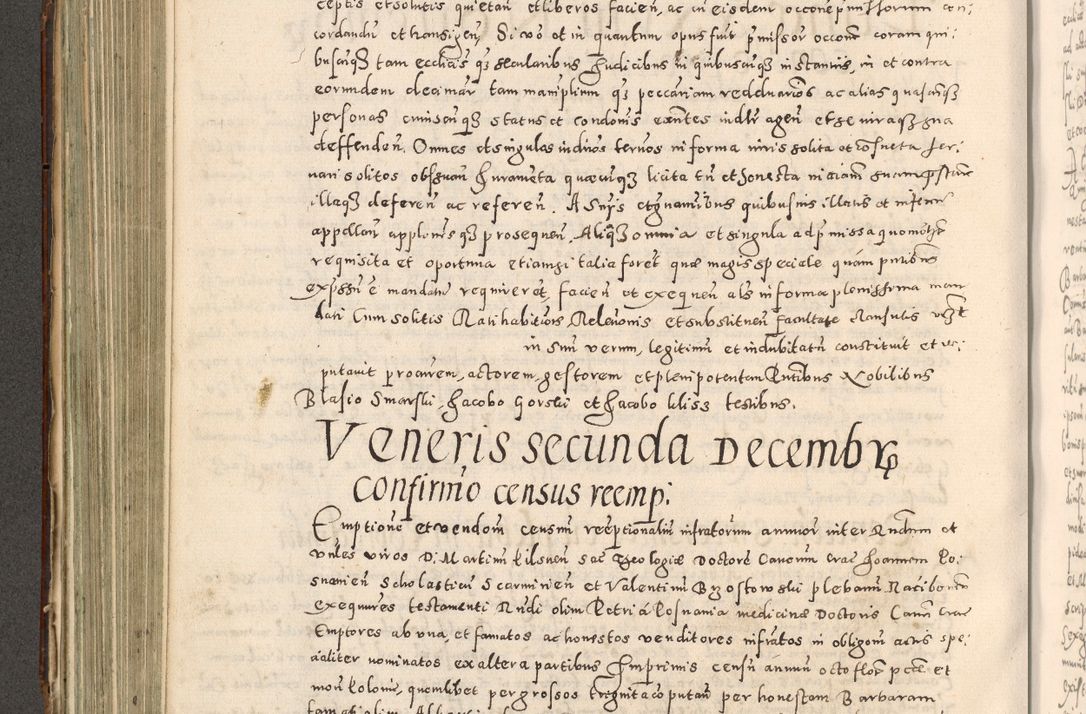 Zdjęcie nr 321 dla obiektu archiwalnego: Acta actorum causarum tam diffinitivarum quam interloquutoriarum sententiarum decretorum obligationum quietatorum constuorum pro reverendum coram Reverendo Domino Alberto Nininski Custode Sandecensis Canonico et Archipresbitero Viccarioque in Spiritualibus ac Officiali Generali Cracoviensis ad Annum Domini Millesimum Qumgentesimum Septuagentesimum Nonum cuius Judictio septima Pontificat SS. nostri Domini Gregory pp. tredecimi Anno septimo inchoantur faliciter