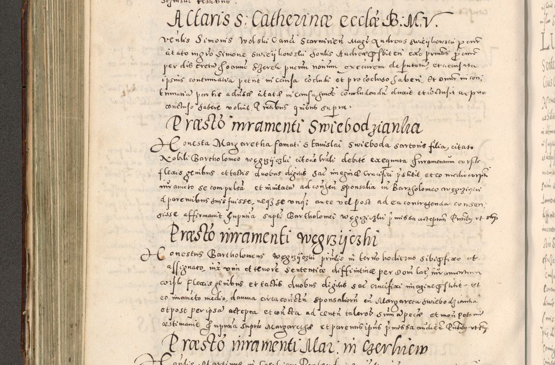 Zdjęcie nr 317 dla obiektu archiwalnego: Acta actorum causarum tam diffinitivarum quam interloquutoriarum sententiarum decretorum obligationum quietatorum constuorum pro reverendum coram Reverendo Domino Alberto Nininski Custode Sandecensis Canonico et Archipresbitero Viccarioque in Spiritualibus ac Officiali Generali Cracoviensis ad Annum Domini Millesimum Qumgentesimum Septuagentesimum Nonum cuius Judictio septima Pontificat SS. nostri Domini Gregory pp. tredecimi Anno septimo inchoantur faliciter