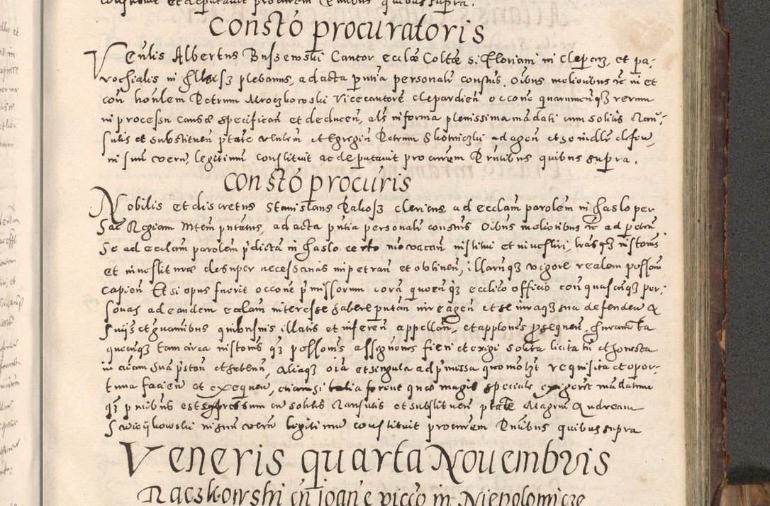 Zdjęcie nr 316 dla obiektu archiwalnego: Acta actorum causarum tam diffinitivarum quam interloquutoriarum sententiarum decretorum obligationum quietatorum constuorum pro reverendum coram Reverendo Domino Alberto Nininski Custode Sandecensis Canonico et Archipresbitero Viccarioque in Spiritualibus ac Officiali Generali Cracoviensis ad Annum Domini Millesimum Qumgentesimum Septuagentesimum Nonum cuius Judictio septima Pontificat SS. nostri Domini Gregory pp. tredecimi Anno septimo inchoantur faliciter