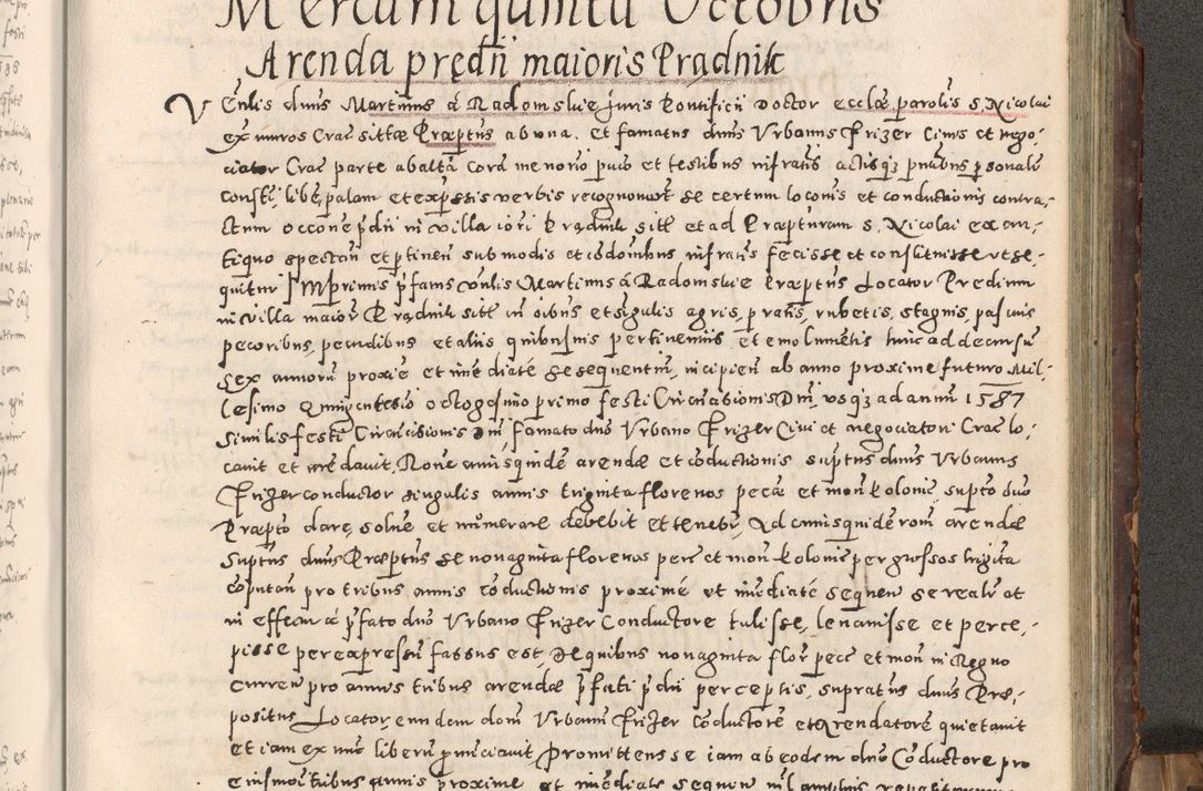 Zdjęcie nr 306 dla obiektu archiwalnego: Acta actorum causarum tam diffinitivarum quam interloquutoriarum sententiarum decretorum obligationum quietatorum constuorum pro reverendum coram Reverendo Domino Alberto Nininski Custode Sandecensis Canonico et Archipresbitero Viccarioque in Spiritualibus ac Officiali Generali Cracoviensis ad Annum Domini Millesimum Qumgentesimum Septuagentesimum Nonum cuius Judictio septima Pontificat SS. nostri Domini Gregory pp. tredecimi Anno septimo inchoantur faliciter