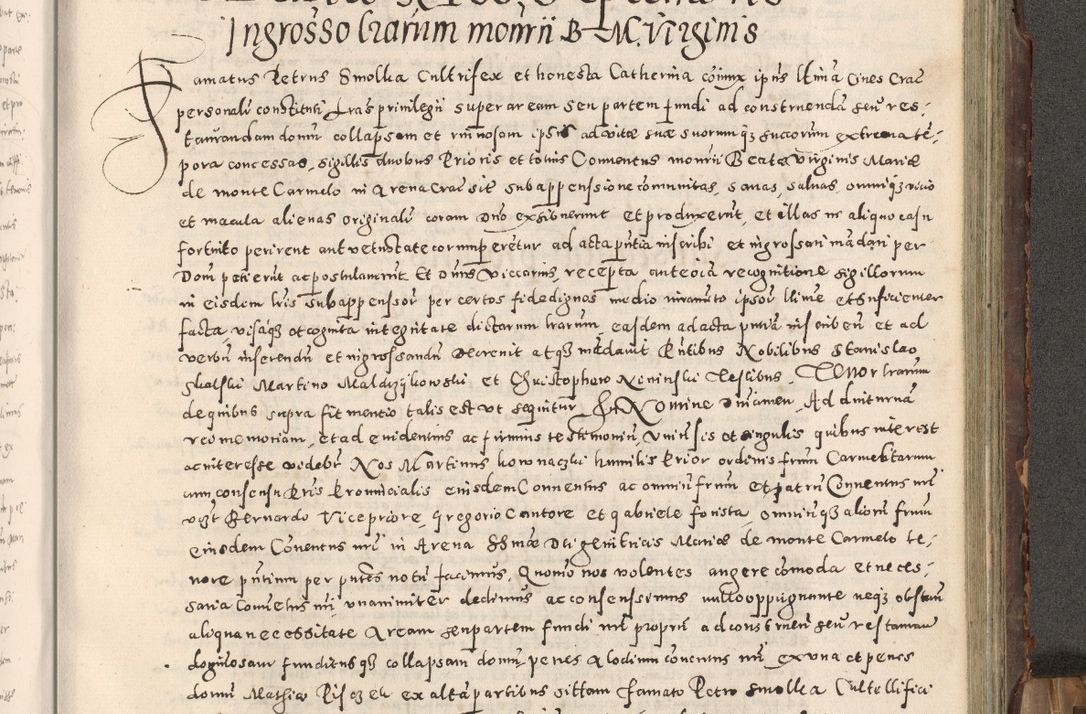 Zdjęcie nr 302 dla obiektu archiwalnego: Acta actorum causarum tam diffinitivarum quam interloquutoriarum sententiarum decretorum obligationum quietatorum constuorum pro reverendum coram Reverendo Domino Alberto Nininski Custode Sandecensis Canonico et Archipresbitero Viccarioque in Spiritualibus ac Officiali Generali Cracoviensis ad Annum Domini Millesimum Qumgentesimum Septuagentesimum Nonum cuius Judictio septima Pontificat SS. nostri Domini Gregory pp. tredecimi Anno septimo inchoantur faliciter