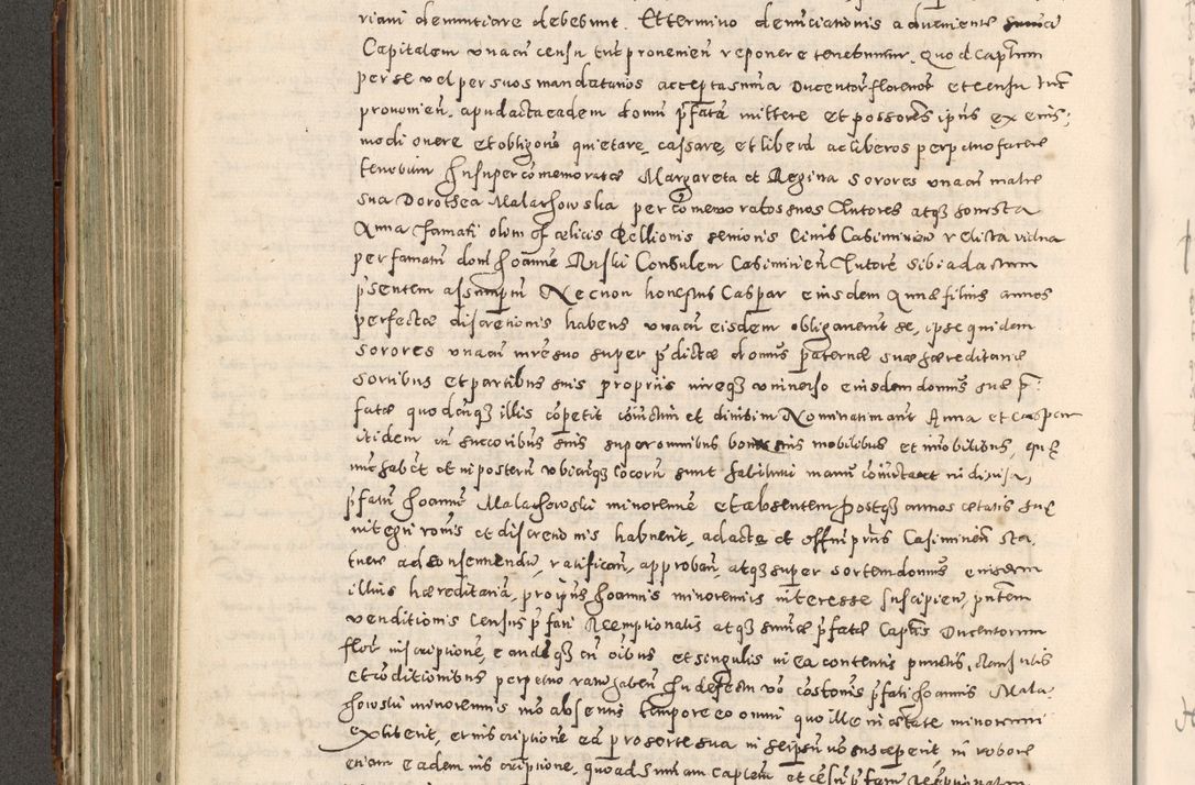 Zdjęcie nr 295 dla obiektu archiwalnego: Acta actorum causarum tam diffinitivarum quam interloquutoriarum sententiarum decretorum obligationum quietatorum constuorum pro reverendum coram Reverendo Domino Alberto Nininski Custode Sandecensis Canonico et Archipresbitero Viccarioque in Spiritualibus ac Officiali Generali Cracoviensis ad Annum Domini Millesimum Qumgentesimum Septuagentesimum Nonum cuius Judictio septima Pontificat SS. nostri Domini Gregory pp. tredecimi Anno septimo inchoantur faliciter