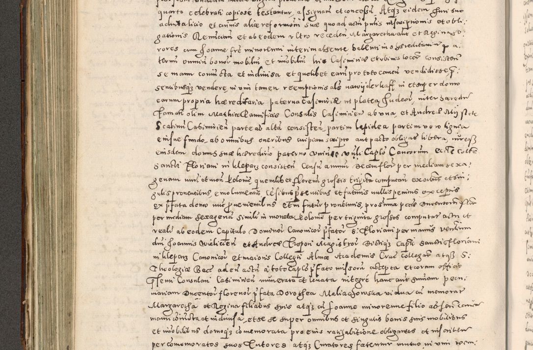 Zdjęcie nr 293 dla obiektu archiwalnego: Acta actorum causarum tam diffinitivarum quam interloquutoriarum sententiarum decretorum obligationum quietatorum constuorum pro reverendum coram Reverendo Domino Alberto Nininski Custode Sandecensis Canonico et Archipresbitero Viccarioque in Spiritualibus ac Officiali Generali Cracoviensis ad Annum Domini Millesimum Qumgentesimum Septuagentesimum Nonum cuius Judictio septima Pontificat SS. nostri Domini Gregory pp. tredecimi Anno septimo inchoantur faliciter