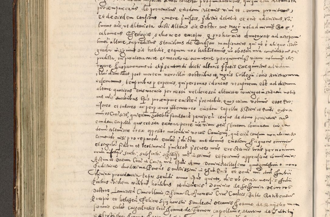 Zdjęcie nr 291 dla obiektu archiwalnego: Acta actorum causarum tam diffinitivarum quam interloquutoriarum sententiarum decretorum obligationum quietatorum constuorum pro reverendum coram Reverendo Domino Alberto Nininski Custode Sandecensis Canonico et Archipresbitero Viccarioque in Spiritualibus ac Officiali Generali Cracoviensis ad Annum Domini Millesimum Qumgentesimum Septuagentesimum Nonum cuius Judictio septima Pontificat SS. nostri Domini Gregory pp. tredecimi Anno septimo inchoantur faliciter