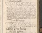 Zdjęcie nr 280 dla obiektu archiwalnego: Acta actorum causarum tam diffinitivarum quam interloquutoriarum sententiarum decretorum obligationum quietatorum constuorum pro reverendum coram Reverendo Domino Alberto Nininski Custode Sandecensis Canonico et Archipresbitero Viccarioque in Spiritualibus ac Officiali Generali Cracoviensis ad Annum Domini Millesimum Qumgentesimum Septuagentesimum Nonum cuius Judictio septima Pontificat SS. nostri Domini Gregory pp. tredecimi Anno septimo inchoantur faliciter