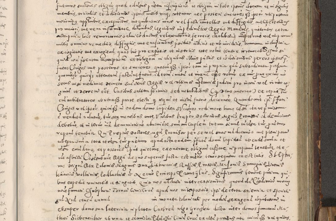 Zdjęcie nr 278 dla obiektu archiwalnego: Acta actorum causarum tam diffinitivarum quam interloquutoriarum sententiarum decretorum obligationum quietatorum constuorum pro reverendum coram Reverendo Domino Alberto Nininski Custode Sandecensis Canonico et Archipresbitero Viccarioque in Spiritualibus ac Officiali Generali Cracoviensis ad Annum Domini Millesimum Qumgentesimum Septuagentesimum Nonum cuius Judictio septima Pontificat SS. nostri Domini Gregory pp. tredecimi Anno septimo inchoantur faliciter
