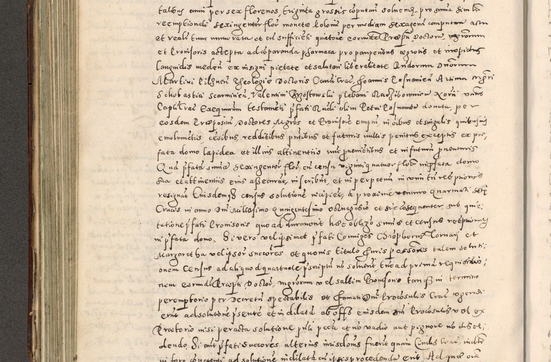 Zdjęcie nr 277 dla obiektu archiwalnego: Acta actorum causarum tam diffinitivarum quam interloquutoriarum sententiarum decretorum obligationum quietatorum constuorum pro reverendum coram Reverendo Domino Alberto Nininski Custode Sandecensis Canonico et Archipresbitero Viccarioque in Spiritualibus ac Officiali Generali Cracoviensis ad Annum Domini Millesimum Qumgentesimum Septuagentesimum Nonum cuius Judictio septima Pontificat SS. nostri Domini Gregory pp. tredecimi Anno septimo inchoantur faliciter