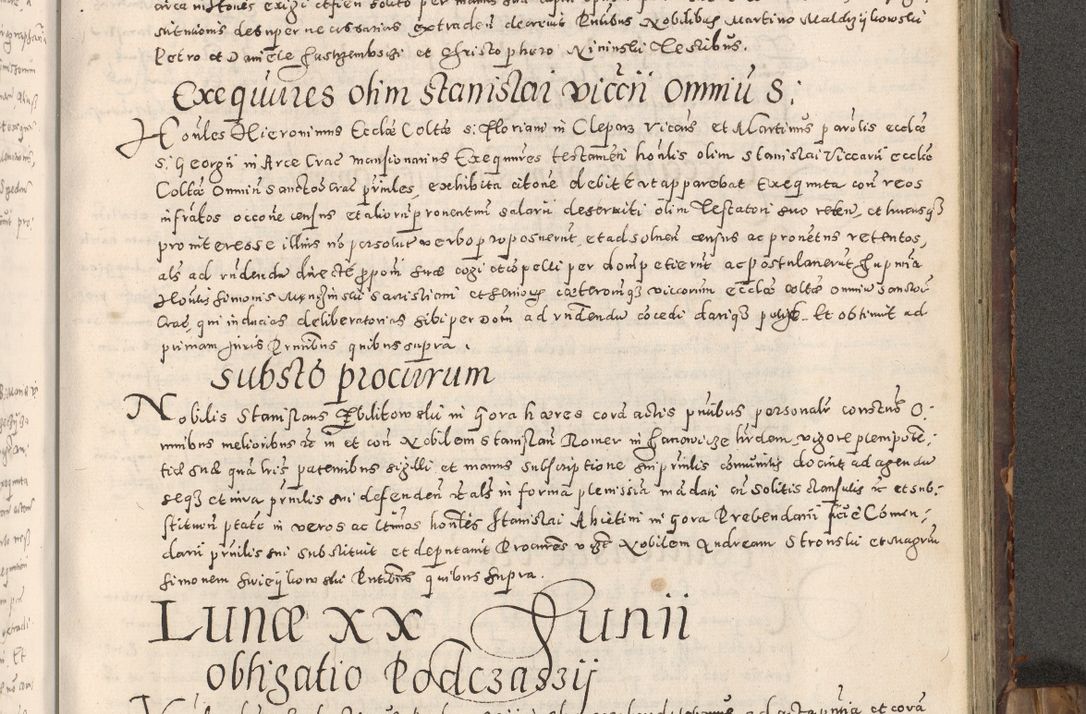 Zdjęcie nr 266 dla obiektu archiwalnego: Acta actorum causarum tam diffinitivarum quam interloquutoriarum sententiarum decretorum obligationum quietatorum constuorum pro reverendum coram Reverendo Domino Alberto Nininski Custode Sandecensis Canonico et Archipresbitero Viccarioque in Spiritualibus ac Officiali Generali Cracoviensis ad Annum Domini Millesimum Qumgentesimum Septuagentesimum Nonum cuius Judictio septima Pontificat SS. nostri Domini Gregory pp. tredecimi Anno septimo inchoantur faliciter