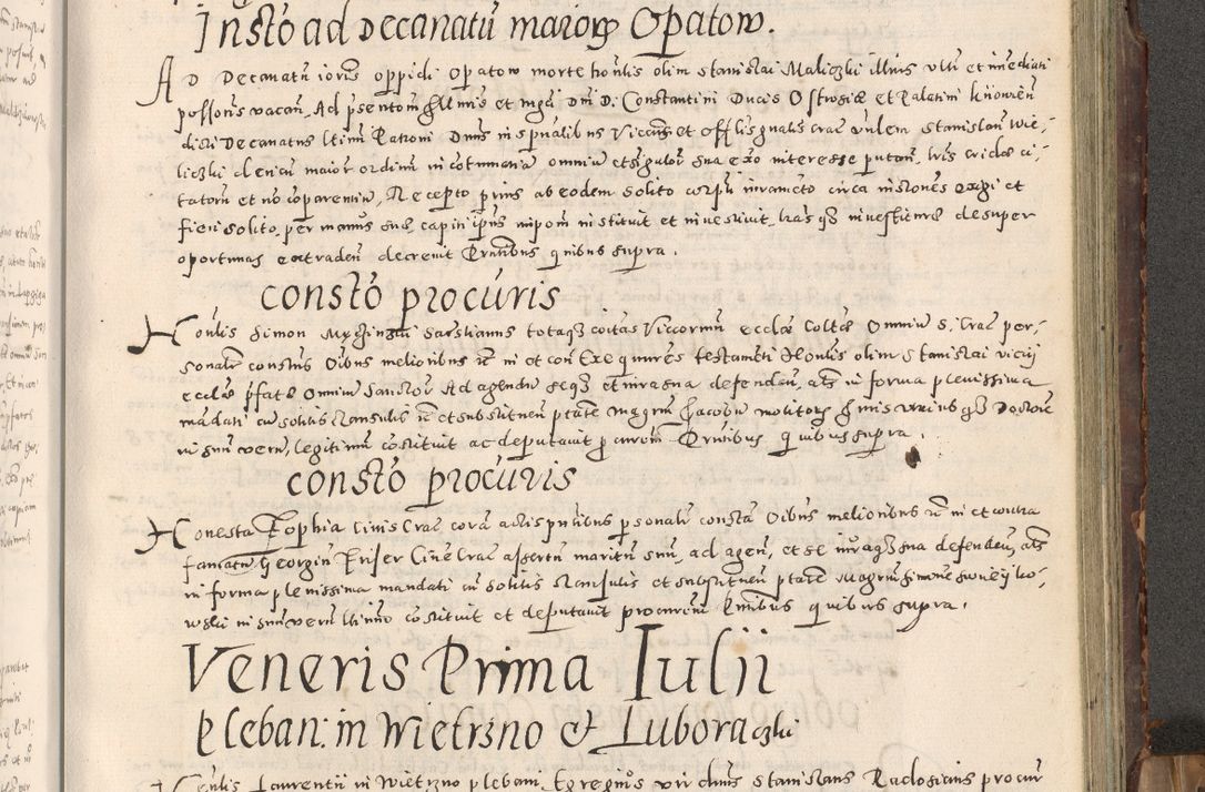 Zdjęcie nr 268 dla obiektu archiwalnego: Acta actorum causarum tam diffinitivarum quam interloquutoriarum sententiarum decretorum obligationum quietatorum constuorum pro reverendum coram Reverendo Domino Alberto Nininski Custode Sandecensis Canonico et Archipresbitero Viccarioque in Spiritualibus ac Officiali Generali Cracoviensis ad Annum Domini Millesimum Qumgentesimum Septuagentesimum Nonum cuius Judictio septima Pontificat SS. nostri Domini Gregory pp. tredecimi Anno septimo inchoantur faliciter