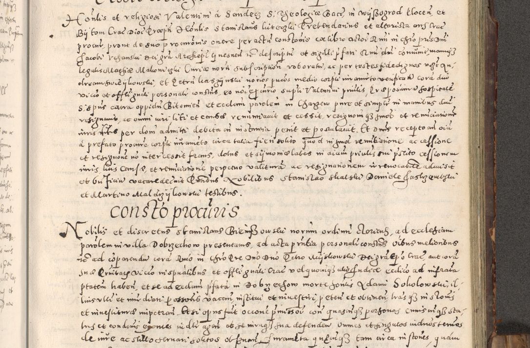 Zdjęcie nr 262 dla obiektu archiwalnego: Acta actorum causarum tam diffinitivarum quam interloquutoriarum sententiarum decretorum obligationum quietatorum constuorum pro reverendum coram Reverendo Domino Alberto Nininski Custode Sandecensis Canonico et Archipresbitero Viccarioque in Spiritualibus ac Officiali Generali Cracoviensis ad Annum Domini Millesimum Qumgentesimum Septuagentesimum Nonum cuius Judictio septima Pontificat SS. nostri Domini Gregory pp. tredecimi Anno septimo inchoantur faliciter