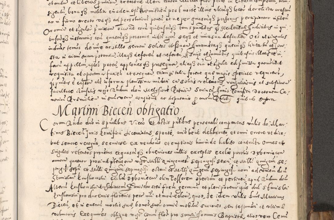 Zdjęcie nr 254 dla obiektu archiwalnego: Acta actorum causarum tam diffinitivarum quam interloquutoriarum sententiarum decretorum obligationum quietatorum constuorum pro reverendum coram Reverendo Domino Alberto Nininski Custode Sandecensis Canonico et Archipresbitero Viccarioque in Spiritualibus ac Officiali Generali Cracoviensis ad Annum Domini Millesimum Qumgentesimum Septuagentesimum Nonum cuius Judictio septima Pontificat SS. nostri Domini Gregory pp. tredecimi Anno septimo inchoantur faliciter