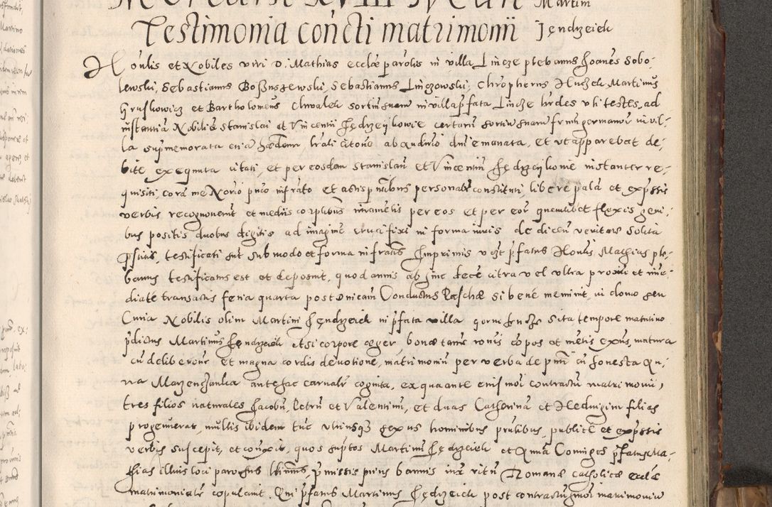 Zdjęcie nr 256 dla obiektu archiwalnego: Acta actorum causarum tam diffinitivarum quam interloquutoriarum sententiarum decretorum obligationum quietatorum constuorum pro reverendum coram Reverendo Domino Alberto Nininski Custode Sandecensis Canonico et Archipresbitero Viccarioque in Spiritualibus ac Officiali Generali Cracoviensis ad Annum Domini Millesimum Qumgentesimum Septuagentesimum Nonum cuius Judictio septima Pontificat SS. nostri Domini Gregory pp. tredecimi Anno septimo inchoantur faliciter