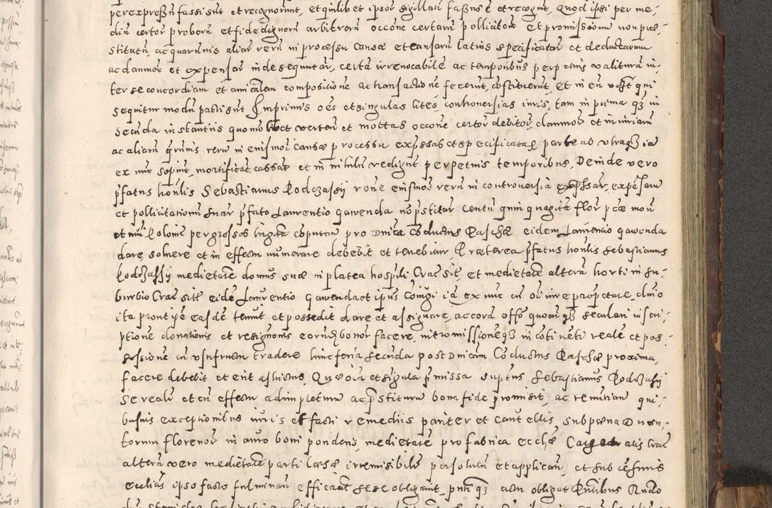 Zdjęcie nr 244 dla obiektu archiwalnego: Acta actorum causarum tam diffinitivarum quam interloquutoriarum sententiarum decretorum obligationum quietatorum constuorum pro reverendum coram Reverendo Domino Alberto Nininski Custode Sandecensis Canonico et Archipresbitero Viccarioque in Spiritualibus ac Officiali Generali Cracoviensis ad Annum Domini Millesimum Qumgentesimum Septuagentesimum Nonum cuius Judictio septima Pontificat SS. nostri Domini Gregory pp. tredecimi Anno septimo inchoantur faliciter