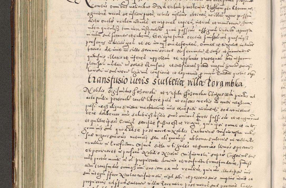 Zdjęcie nr 243 dla obiektu archiwalnego: Acta actorum causarum tam diffinitivarum quam interloquutoriarum sententiarum decretorum obligationum quietatorum constuorum pro reverendum coram Reverendo Domino Alberto Nininski Custode Sandecensis Canonico et Archipresbitero Viccarioque in Spiritualibus ac Officiali Generali Cracoviensis ad Annum Domini Millesimum Qumgentesimum Septuagentesimum Nonum cuius Judictio septima Pontificat SS. nostri Domini Gregory pp. tredecimi Anno septimo inchoantur faliciter