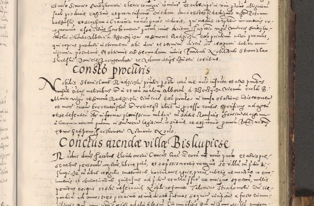 Zdjęcie nr 234 dla obiektu archiwalnego: Acta actorum causarum tam diffinitivarum quam interloquutoriarum sententiarum decretorum obligationum quietatorum constuorum pro reverendum coram Reverendo Domino Alberto Nininski Custode Sandecensis Canonico et Archipresbitero Viccarioque in Spiritualibus ac Officiali Generali Cracoviensis ad Annum Domini Millesimum Qumgentesimum Septuagentesimum Nonum cuius Judictio septima Pontificat SS. nostri Domini Gregory pp. tredecimi Anno septimo inchoantur faliciter