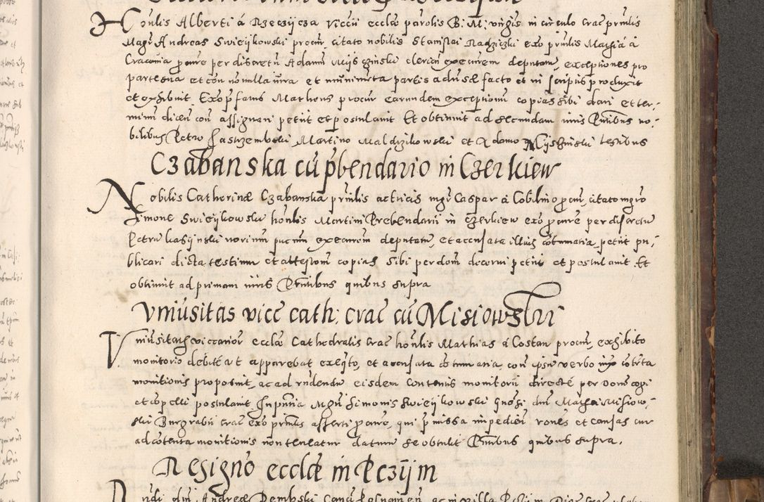 Zdjęcie nr 236 dla obiektu archiwalnego: Acta actorum causarum tam diffinitivarum quam interloquutoriarum sententiarum decretorum obligationum quietatorum constuorum pro reverendum coram Reverendo Domino Alberto Nininski Custode Sandecensis Canonico et Archipresbitero Viccarioque in Spiritualibus ac Officiali Generali Cracoviensis ad Annum Domini Millesimum Qumgentesimum Septuagentesimum Nonum cuius Judictio septima Pontificat SS. nostri Domini Gregory pp. tredecimi Anno septimo inchoantur faliciter