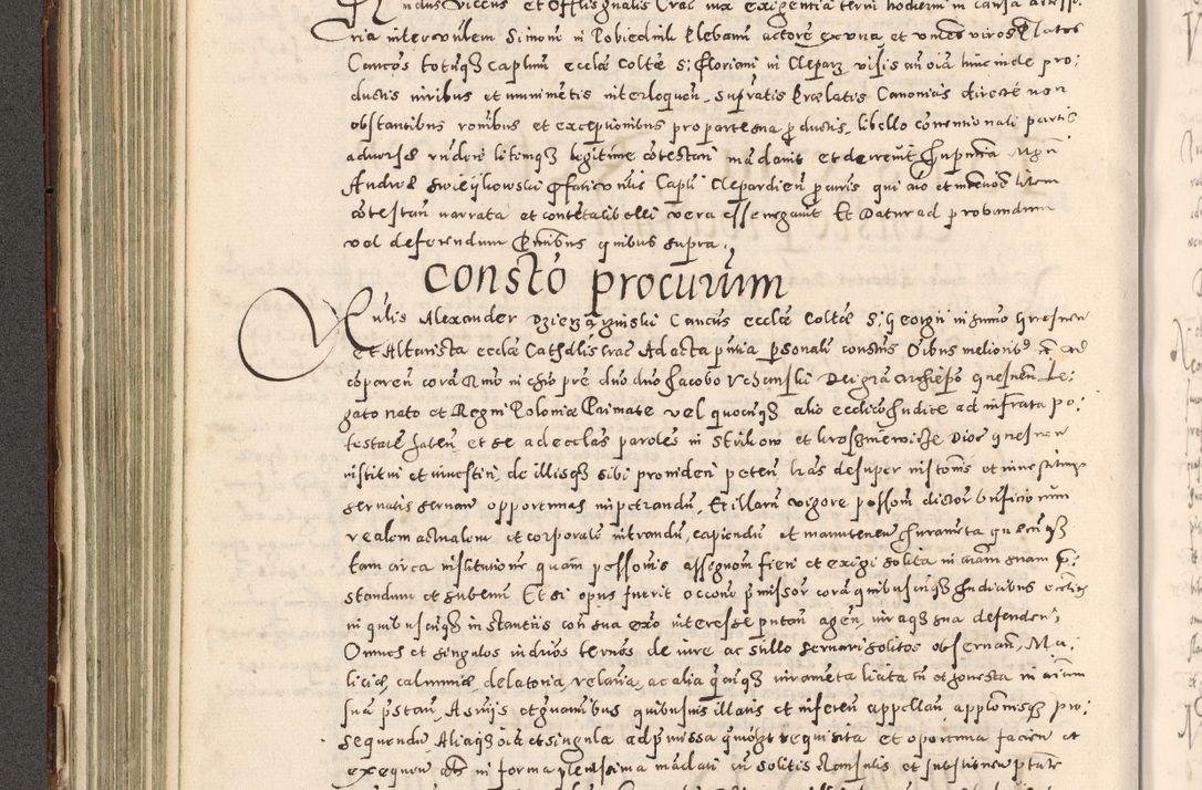 Zdjęcie nr 231 dla obiektu archiwalnego: Acta actorum causarum tam diffinitivarum quam interloquutoriarum sententiarum decretorum obligationum quietatorum constuorum pro reverendum coram Reverendo Domino Alberto Nininski Custode Sandecensis Canonico et Archipresbitero Viccarioque in Spiritualibus ac Officiali Generali Cracoviensis ad Annum Domini Millesimum Qumgentesimum Septuagentesimum Nonum cuius Judictio septima Pontificat SS. nostri Domini Gregory pp. tredecimi Anno septimo inchoantur faliciter