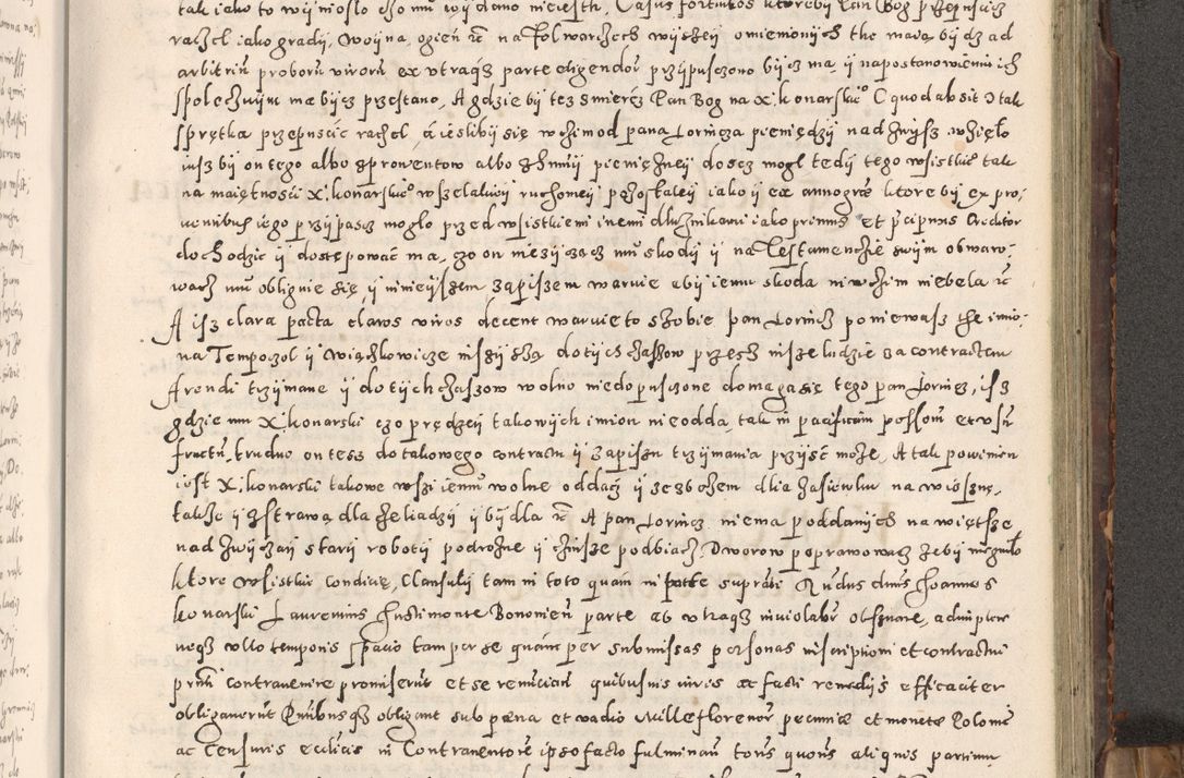 Zdjęcie nr 228 dla obiektu archiwalnego: Acta actorum causarum tam diffinitivarum quam interloquutoriarum sententiarum decretorum obligationum quietatorum constuorum pro reverendum coram Reverendo Domino Alberto Nininski Custode Sandecensis Canonico et Archipresbitero Viccarioque in Spiritualibus ac Officiali Generali Cracoviensis ad Annum Domini Millesimum Qumgentesimum Septuagentesimum Nonum cuius Judictio septima Pontificat SS. nostri Domini Gregory pp. tredecimi Anno septimo inchoantur faliciter