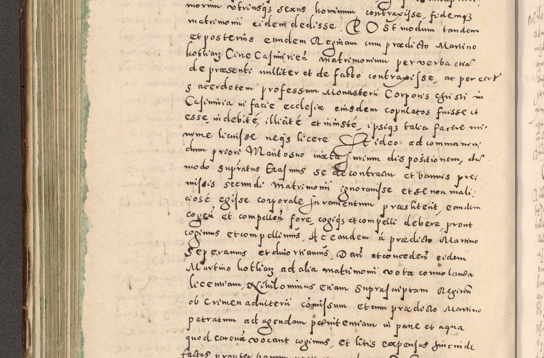 Zdjęcie nr 225 dla obiektu archiwalnego: Acta actorum causarum tam diffinitivarum quam interloquutoriarum sententiarum decretorum obligationum quietatorum constuorum pro reverendum coram Reverendo Domino Alberto Nininski Custode Sandecensis Canonico et Archipresbitero Viccarioque in Spiritualibus ac Officiali Generali Cracoviensis ad Annum Domini Millesimum Qumgentesimum Septuagentesimum Nonum cuius Judictio septima Pontificat SS. nostri Domini Gregory pp. tredecimi Anno septimo inchoantur faliciter
