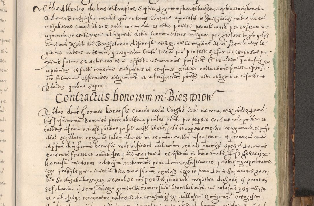 Zdjęcie nr 226 dla obiektu archiwalnego: Acta actorum causarum tam diffinitivarum quam interloquutoriarum sententiarum decretorum obligationum quietatorum constuorum pro reverendum coram Reverendo Domino Alberto Nininski Custode Sandecensis Canonico et Archipresbitero Viccarioque in Spiritualibus ac Officiali Generali Cracoviensis ad Annum Domini Millesimum Qumgentesimum Septuagentesimum Nonum cuius Judictio septima Pontificat SS. nostri Domini Gregory pp. tredecimi Anno septimo inchoantur faliciter