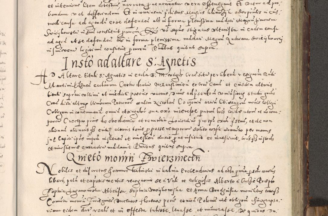 Zdjęcie nr 222 dla obiektu archiwalnego: Acta actorum causarum tam diffinitivarum quam interloquutoriarum sententiarum decretorum obligationum quietatorum constuorum pro reverendum coram Reverendo Domino Alberto Nininski Custode Sandecensis Canonico et Archipresbitero Viccarioque in Spiritualibus ac Officiali Generali Cracoviensis ad Annum Domini Millesimum Qumgentesimum Septuagentesimum Nonum cuius Judictio septima Pontificat SS. nostri Domini Gregory pp. tredecimi Anno septimo inchoantur faliciter