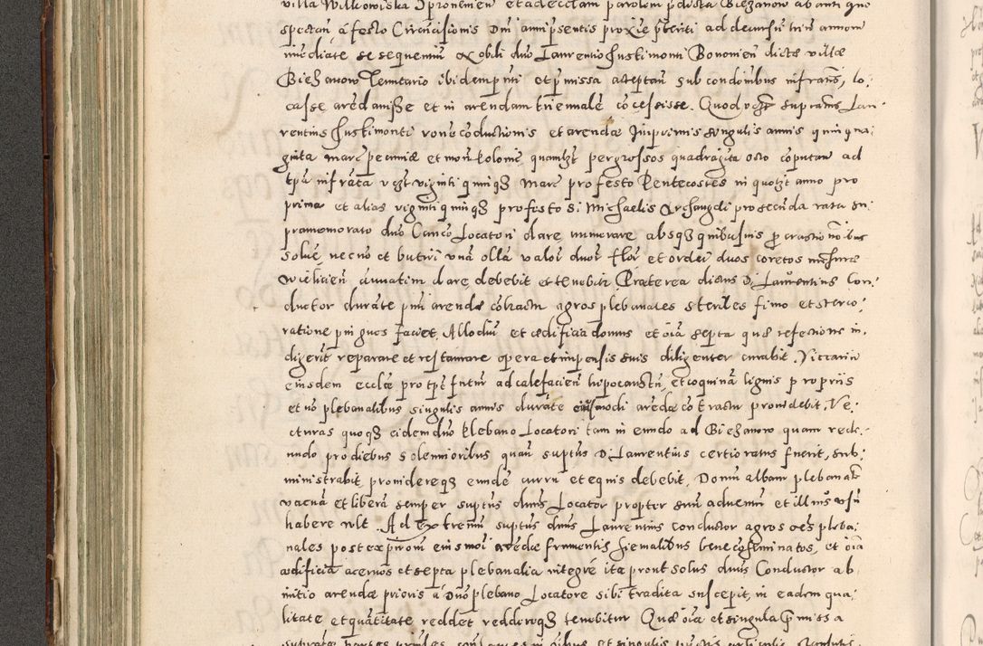 Zdjęcie nr 209 dla obiektu archiwalnego: Acta actorum causarum tam diffinitivarum quam interloquutoriarum sententiarum decretorum obligationum quietatorum constuorum pro reverendum coram Reverendo Domino Alberto Nininski Custode Sandecensis Canonico et Archipresbitero Viccarioque in Spiritualibus ac Officiali Generali Cracoviensis ad Annum Domini Millesimum Qumgentesimum Septuagentesimum Nonum cuius Judictio septima Pontificat SS. nostri Domini Gregory pp. tredecimi Anno septimo inchoantur faliciter