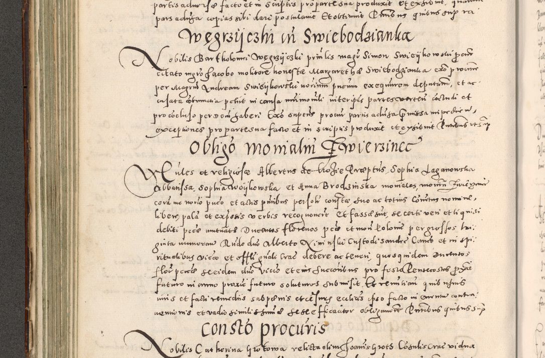 Zdjęcie nr 211 dla obiektu archiwalnego: Acta actorum causarum tam diffinitivarum quam interloquutoriarum sententiarum decretorum obligationum quietatorum constuorum pro reverendum coram Reverendo Domino Alberto Nininski Custode Sandecensis Canonico et Archipresbitero Viccarioque in Spiritualibus ac Officiali Generali Cracoviensis ad Annum Domini Millesimum Qumgentesimum Septuagentesimum Nonum cuius Judictio septima Pontificat SS. nostri Domini Gregory pp. tredecimi Anno septimo inchoantur faliciter