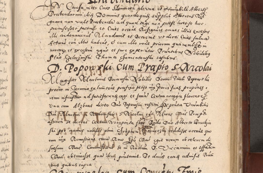 Zdjęcie nr 199 dla obiektu archiwalnego: Acta actorum causarum sententiarum tam diffinitivarum quam interloquutoriarum decretorum obligationum quietationum, constitutionum procuratorum etc. etc. coram Reverendo Domino Stanislao Manieczki Sacratissimi Corporis Christi Cazimiriae Praeposito Viccario in Spiritualibus ac Officiali Generali Cracoviensi ad Annum Domini Millesimum Quingentesimum Octuagesimum Tercium indictione undecima pontificatus Sanctissimi in Christo Patris Domini Nostri Domini Gregorii Divina Providentia Papae Tredecimi Anno ipsius duodecima faeliciter inchoantur 