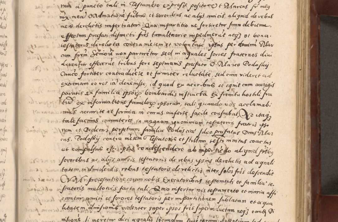 Zdjęcie nr 197 dla obiektu archiwalnego: Acta actorum causarum sententiarum tam diffinitivarum quam interloquutoriarum decretorum obligationum quietationum, constitutionum procuratorum etc. etc. coram Reverendo Domino Stanislao Manieczki Sacratissimi Corporis Christi Cazimiriae Praeposito Viccario in Spiritualibus ac Officiali Generali Cracoviensi ad Annum Domini Millesimum Quingentesimum Octuagesimum Tercium indictione undecima pontificatus Sanctissimi in Christo Patris Domini Nostri Domini Gregorii Divina Providentia Papae Tredecimi Anno ipsius duodecima faeliciter inchoantur 