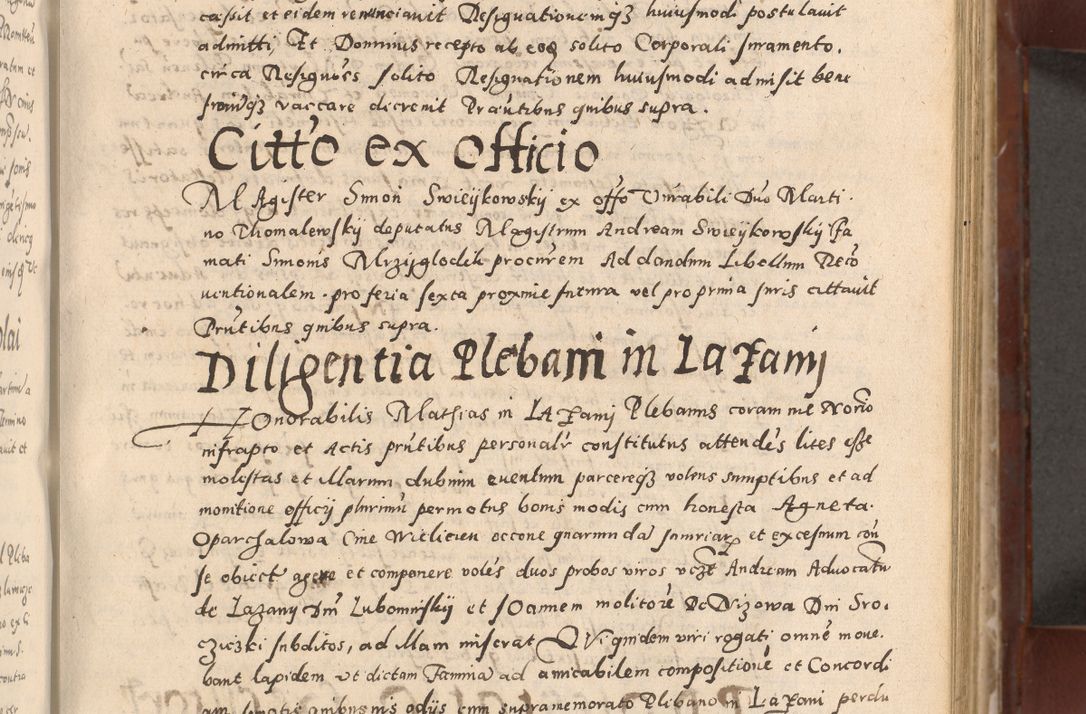 Zdjęcie nr 195 dla obiektu archiwalnego: Acta actorum causarum sententiarum tam diffinitivarum quam interloquutoriarum decretorum obligationum quietationum, constitutionum procuratorum etc. etc. coram Reverendo Domino Stanislao Manieczki Sacratissimi Corporis Christi Cazimiriae Praeposito Viccario in Spiritualibus ac Officiali Generali Cracoviensi ad Annum Domini Millesimum Quingentesimum Octuagesimum Tercium indictione undecima pontificatus Sanctissimi in Christo Patris Domini Nostri Domini Gregorii Divina Providentia Papae Tredecimi Anno ipsius duodecima faeliciter inchoantur 