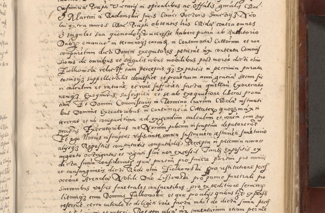 Zdjęcie nr 191 dla obiektu archiwalnego: Acta actorum causarum sententiarum tam diffinitivarum quam interloquutoriarum decretorum obligationum quietationum, constitutionum procuratorum etc. etc. coram Reverendo Domino Stanislao Manieczki Sacratissimi Corporis Christi Cazimiriae Praeposito Viccario in Spiritualibus ac Officiali Generali Cracoviensi ad Annum Domini Millesimum Quingentesimum Octuagesimum Tercium indictione undecima pontificatus Sanctissimi in Christo Patris Domini Nostri Domini Gregorii Divina Providentia Papae Tredecimi Anno ipsius duodecima faeliciter inchoantur 
