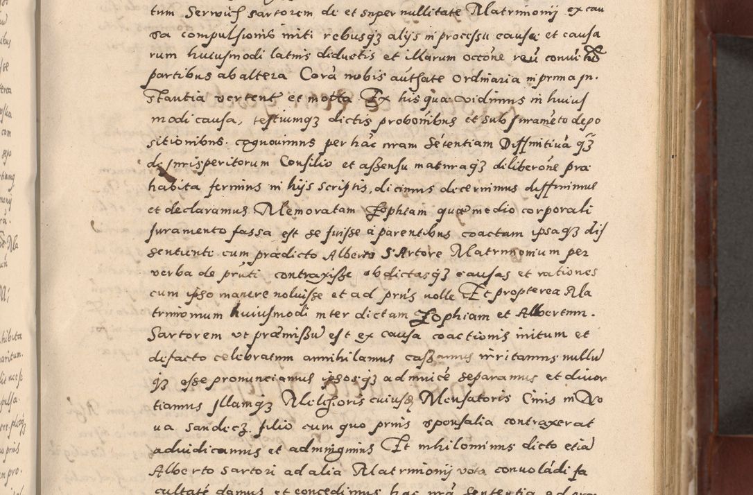 Zdjęcie nr 175 dla obiektu archiwalnego: Acta actorum causarum sententiarum tam diffinitivarum quam interloquutoriarum decretorum obligationum quietationum, constitutionum procuratorum etc. etc. coram Reverendo Domino Stanislao Manieczki Sacratissimi Corporis Christi Cazimiriae Praeposito Viccario in Spiritualibus ac Officiali Generali Cracoviensi ad Annum Domini Millesimum Quingentesimum Octuagesimum Tercium indictione undecima pontificatus Sanctissimi in Christo Patris Domini Nostri Domini Gregorii Divina Providentia Papae Tredecimi Anno ipsius duodecima faeliciter inchoantur 