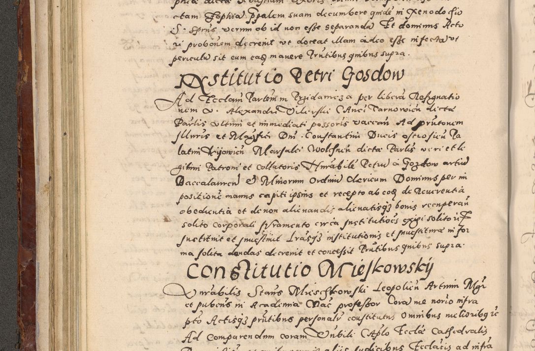 Zdjęcie nr 176 dla obiektu archiwalnego: Acta actorum causarum sententiarum tam diffinitivarum quam interloquutoriarum decretorum obligationum quietationum, constitutionum procuratorum etc. etc. coram Reverendo Domino Stanislao Manieczki Sacratissimi Corporis Christi Cazimiriae Praeposito Viccario in Spiritualibus ac Officiali Generali Cracoviensi ad Annum Domini Millesimum Quingentesimum Octuagesimum Tercium indictione undecima pontificatus Sanctissimi in Christo Patris Domini Nostri Domini Gregorii Divina Providentia Papae Tredecimi Anno ipsius duodecima faeliciter inchoantur 