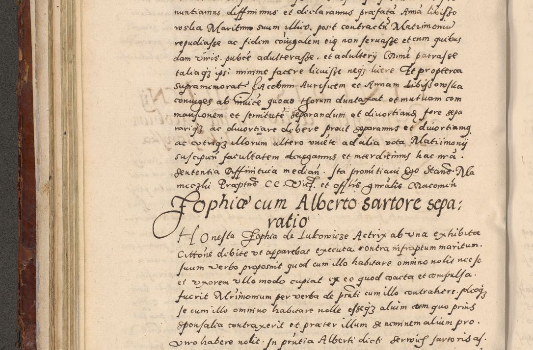 Zdjęcie nr 174 dla obiektu archiwalnego: Acta actorum causarum sententiarum tam diffinitivarum quam interloquutoriarum decretorum obligationum quietationum, constitutionum procuratorum etc. etc. coram Reverendo Domino Stanislao Manieczki Sacratissimi Corporis Christi Cazimiriae Praeposito Viccario in Spiritualibus ac Officiali Generali Cracoviensi ad Annum Domini Millesimum Quingentesimum Octuagesimum Tercium indictione undecima pontificatus Sanctissimi in Christo Patris Domini Nostri Domini Gregorii Divina Providentia Papae Tredecimi Anno ipsius duodecima faeliciter inchoantur 