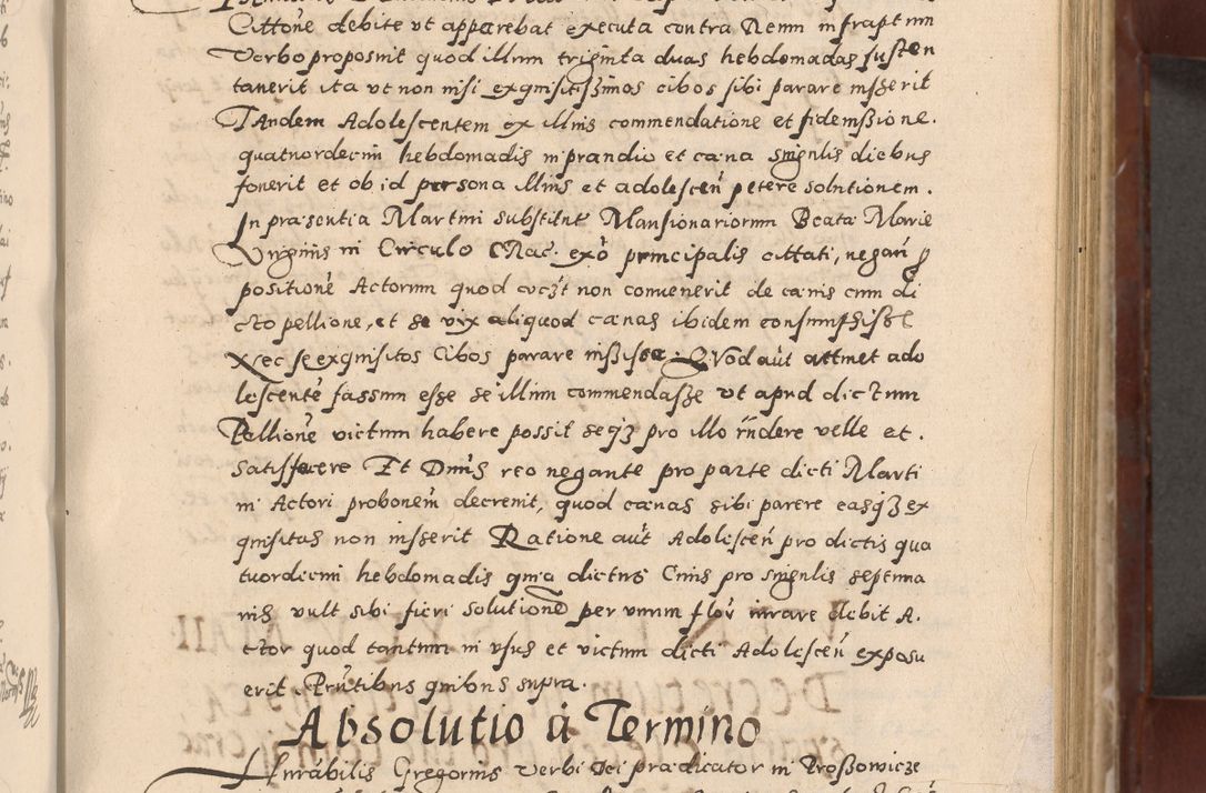 Zdjęcie nr 167 dla obiektu archiwalnego: Acta actorum causarum sententiarum tam diffinitivarum quam interloquutoriarum decretorum obligationum quietationum, constitutionum procuratorum etc. etc. coram Reverendo Domino Stanislao Manieczki Sacratissimi Corporis Christi Cazimiriae Praeposito Viccario in Spiritualibus ac Officiali Generali Cracoviensi ad Annum Domini Millesimum Quingentesimum Octuagesimum Tercium indictione undecima pontificatus Sanctissimi in Christo Patris Domini Nostri Domini Gregorii Divina Providentia Papae Tredecimi Anno ipsius duodecima faeliciter inchoantur 