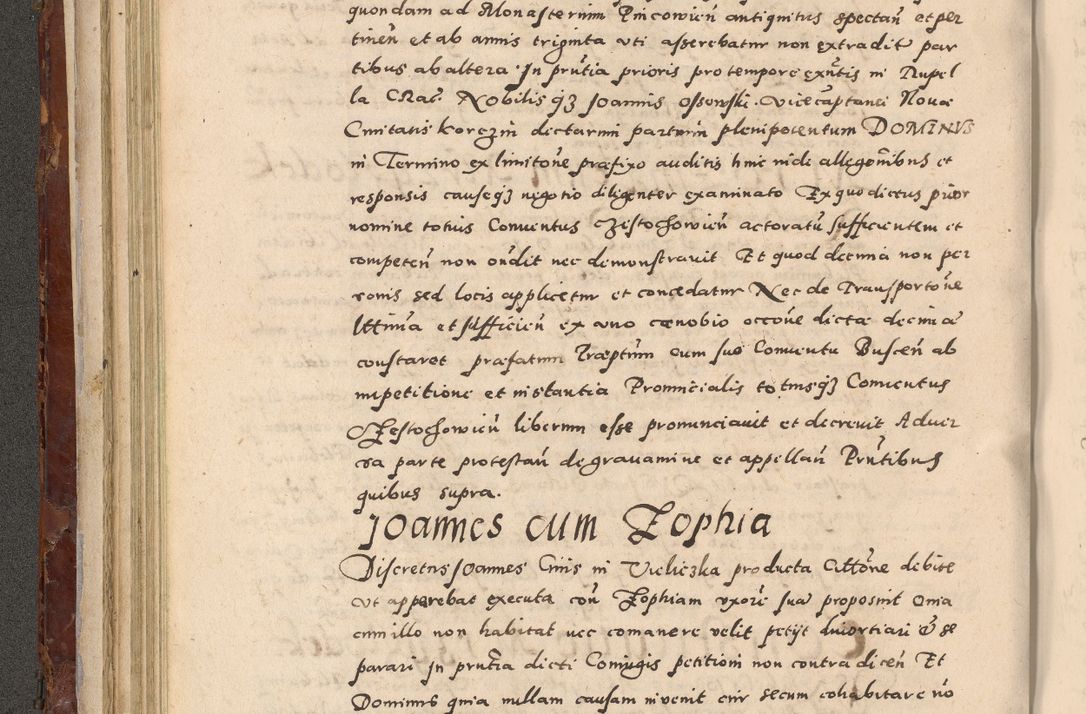 Zdjęcie nr 164 dla obiektu archiwalnego: Acta actorum causarum sententiarum tam diffinitivarum quam interloquutoriarum decretorum obligationum quietationum, constitutionum procuratorum etc. etc. coram Reverendo Domino Stanislao Manieczki Sacratissimi Corporis Christi Cazimiriae Praeposito Viccario in Spiritualibus ac Officiali Generali Cracoviensi ad Annum Domini Millesimum Quingentesimum Octuagesimum Tercium indictione undecima pontificatus Sanctissimi in Christo Patris Domini Nostri Domini Gregorii Divina Providentia Papae Tredecimi Anno ipsius duodecima faeliciter inchoantur 