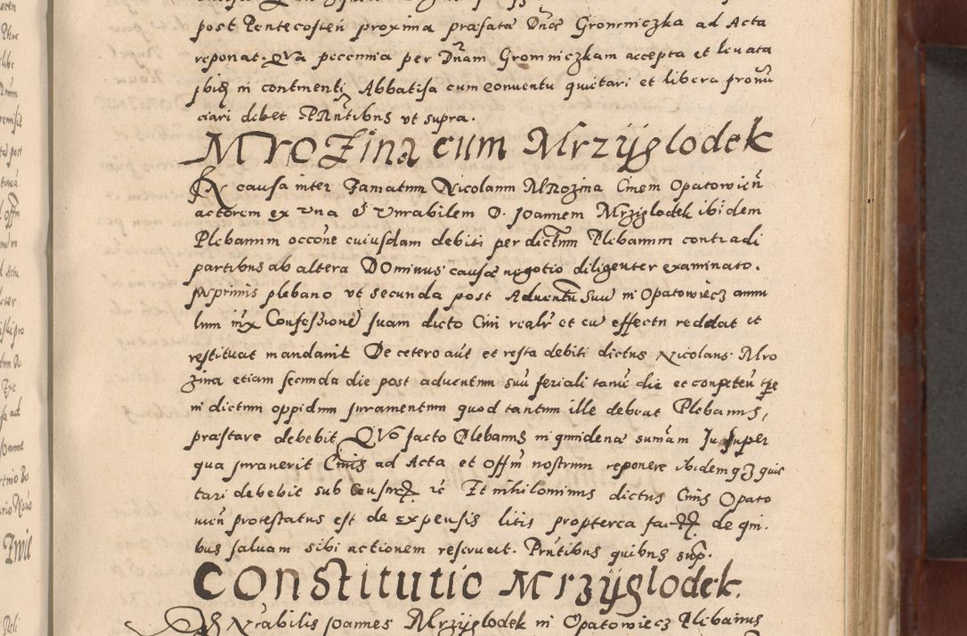 Zdjęcie nr 163 dla obiektu archiwalnego: Acta actorum causarum sententiarum tam diffinitivarum quam interloquutoriarum decretorum obligationum quietationum, constitutionum procuratorum etc. etc. coram Reverendo Domino Stanislao Manieczki Sacratissimi Corporis Christi Cazimiriae Praeposito Viccario in Spiritualibus ac Officiali Generali Cracoviensi ad Annum Domini Millesimum Quingentesimum Octuagesimum Tercium indictione undecima pontificatus Sanctissimi in Christo Patris Domini Nostri Domini Gregorii Divina Providentia Papae Tredecimi Anno ipsius duodecima faeliciter inchoantur 