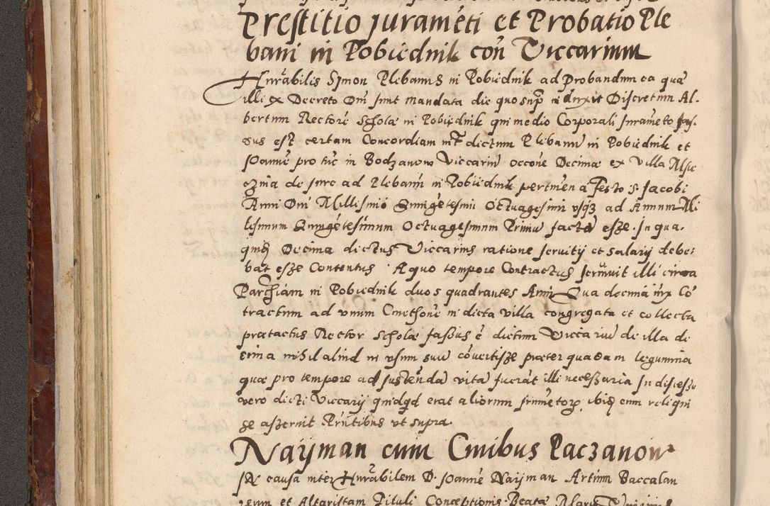 Zdjęcie nr 136 dla obiektu archiwalnego: Acta actorum causarum sententiarum tam diffinitivarum quam interloquutoriarum decretorum obligationum quietationum, constitutionum procuratorum etc. etc. coram Reverendo Domino Stanislao Manieczki Sacratissimi Corporis Christi Cazimiriae Praeposito Viccario in Spiritualibus ac Officiali Generali Cracoviensi ad Annum Domini Millesimum Quingentesimum Octuagesimum Tercium indictione undecima pontificatus Sanctissimi in Christo Patris Domini Nostri Domini Gregorii Divina Providentia Papae Tredecimi Anno ipsius duodecima faeliciter inchoantur 