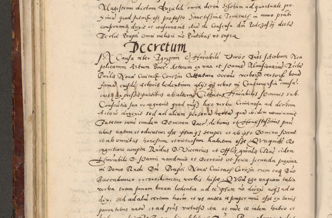 Zdjęcie nr 128 dla obiektu archiwalnego: Acta actorum causarum sententiarum tam diffinitivarum quam interloquutoriarum decretorum obligationum quietationum, constitutionum procuratorum etc. etc. coram Reverendo Domino Stanislao Manieczki Sacratissimi Corporis Christi Cazimiriae Praeposito Viccario in Spiritualibus ac Officiali Generali Cracoviensi ad Annum Domini Millesimum Quingentesimum Octuagesimum Tercium indictione undecima pontificatus Sanctissimi in Christo Patris Domini Nostri Domini Gregorii Divina Providentia Papae Tredecimi Anno ipsius duodecima faeliciter inchoantur 