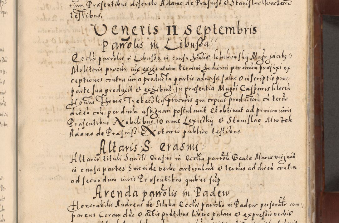 Zdjęcie nr 49 dla obiektu archiwalnego: Acta actorum causarum sententiarum tam diffinitivarum quam interloquutoriarum decretorum obligationum quietationum, constitutionum procuratorum etc. etc. coram Reverendo Domino Stanislao Manieczki Sacratissimi Corporis Christi Cazimiriae Praeposito Viccario in Spiritualibus ac Officiali Generali Cracoviensi ad Annum Domini Millesimum Quingentesimum Octuagesimum Tercium indictione undecima pontificatus Sanctissimi in Christo Patris Domini Nostri Domini Gregorii Divina Providentia Papae Tredecimi Anno ipsius duodecima faeliciter inchoantur 