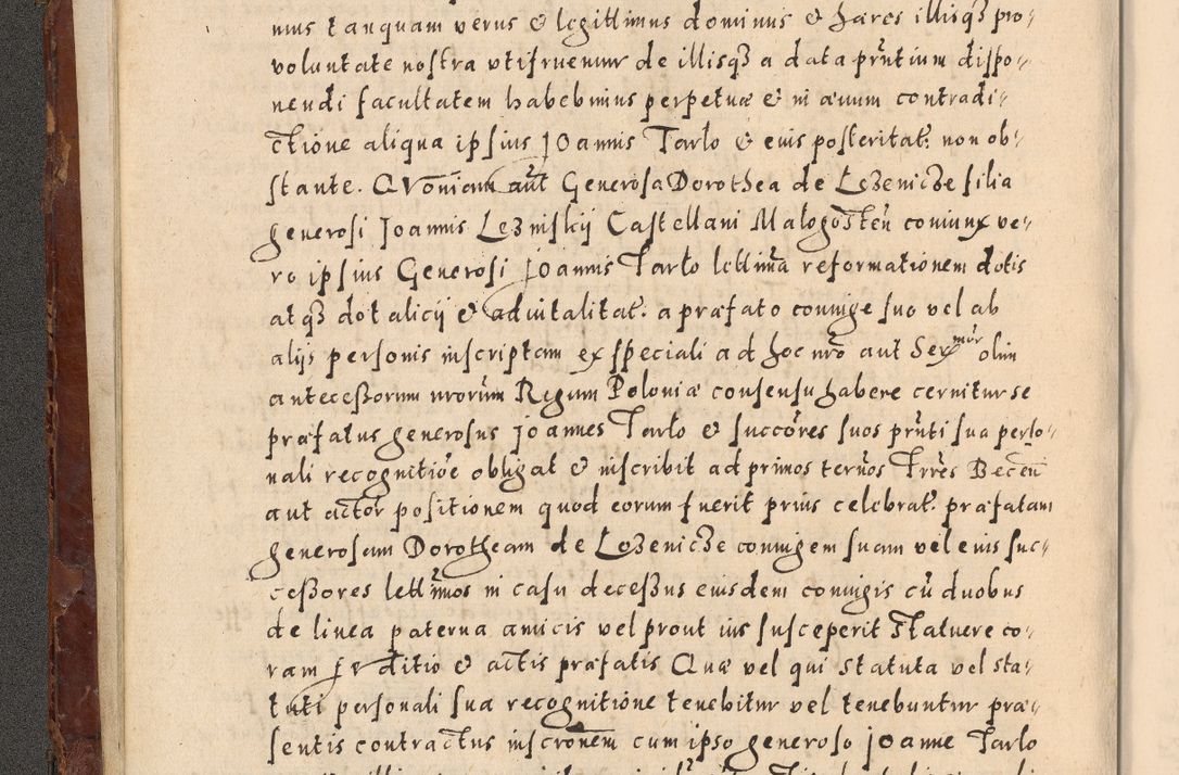 Zdjęcie nr 34 dla obiektu archiwalnego: Acta actorum causarum sententiarum tam diffinitivarum quam interloquutoriarum decretorum obligationum quietationum, constitutionum procuratorum etc. etc. coram Reverendo Domino Stanislao Manieczki Sacratissimi Corporis Christi Cazimiriae Praeposito Viccario in Spiritualibus ac Officiali Generali Cracoviensi ad Annum Domini Millesimum Quingentesimum Octuagesimum Tercium indictione undecima pontificatus Sanctissimi in Christo Patris Domini Nostri Domini Gregorii Divina Providentia Papae Tredecimi Anno ipsius duodecima faeliciter inchoantur 