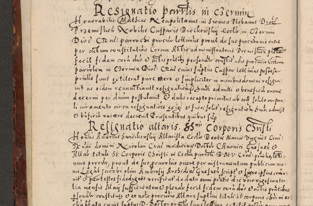 Zdjęcie nr 22 dla obiektu archiwalnego: Acta actorum causarum sententiarum tam diffinitivarum quam interloquutoriarum decretorum obligationum quietationum, constitutionum procuratorum etc. etc. coram Reverendo Domino Stanislao Manieczki Sacratissimi Corporis Christi Cazimiriae Praeposito Viccario in Spiritualibus ac Officiali Generali Cracoviensi ad Annum Domini Millesimum Quingentesimum Octuagesimum Tercium indictione undecima pontificatus Sanctissimi in Christo Patris Domini Nostri Domini Gregorii Divina Providentia Papae Tredecimi Anno ipsius duodecima faeliciter inchoantur 