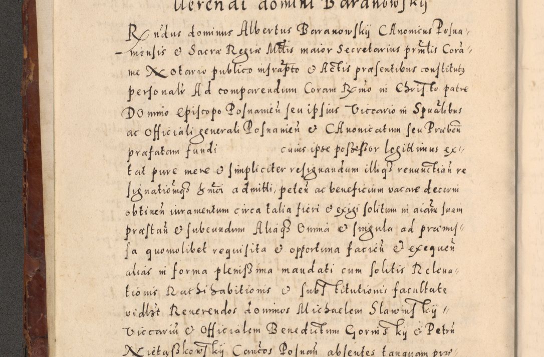 Zdjęcie nr 20 dla obiektu archiwalnego: Acta actorum causarum sententiarum tam diffinitivarum quam interloquutoriarum decretorum obligationum quietationum, constitutionum procuratorum etc. etc. coram Reverendo Domino Stanislao Manieczki Sacratissimi Corporis Christi Cazimiriae Praeposito Viccario in Spiritualibus ac Officiali Generali Cracoviensi ad Annum Domini Millesimum Quingentesimum Octuagesimum Tercium indictione undecima pontificatus Sanctissimi in Christo Patris Domini Nostri Domini Gregorii Divina Providentia Papae Tredecimi Anno ipsius duodecima faeliciter inchoantur 